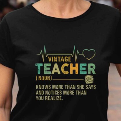 Vintage Teacher - Experienced Definition Quote